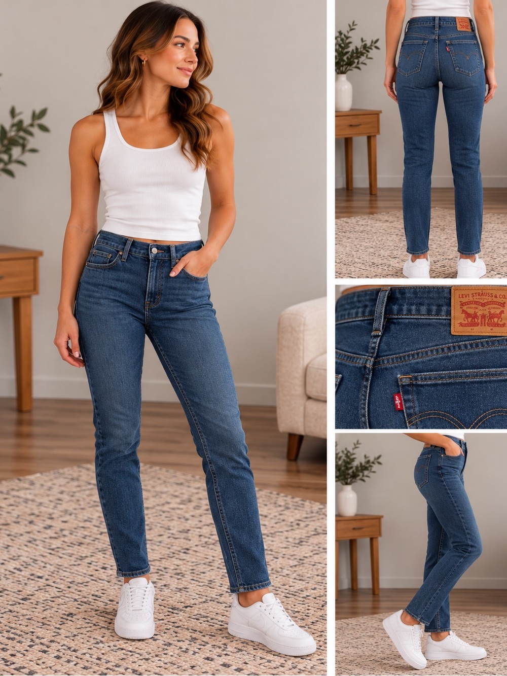 Levi's 311 Shaping Skinny Jeans in Medium Blue